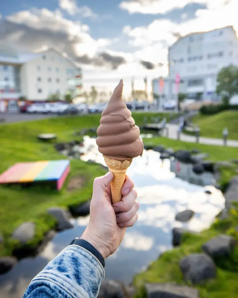 ice cream in Reykjavik