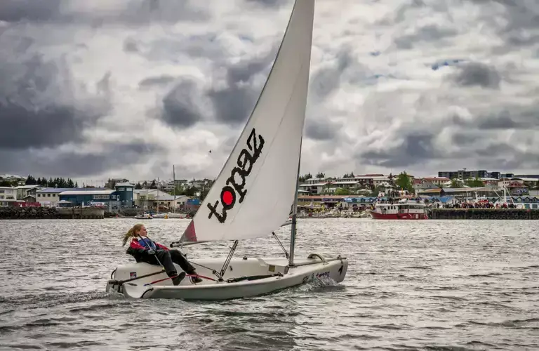 Sailing  in Hafnarfjordur